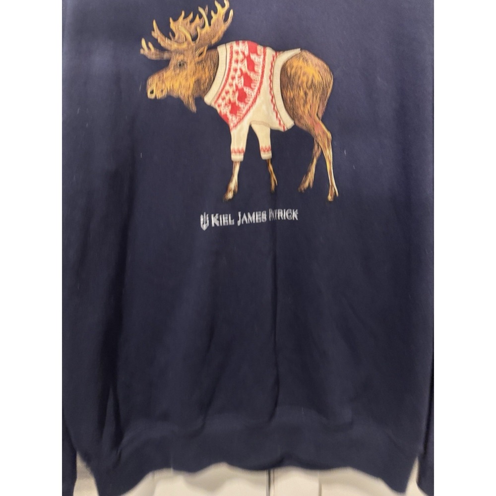 KJP Kiel James Patrick McAllister Moose Sweatshirt Adult L Winter Holidays - Picture 2 of 10
